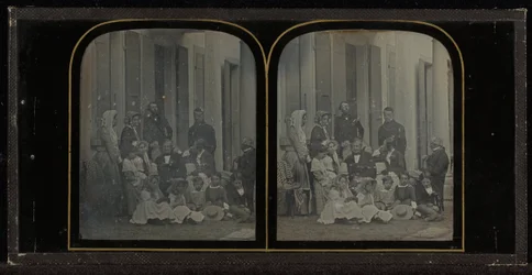 (Gruppenporträt von vierzehn Mitgliedern des Kreises von Eynard-Lullin)